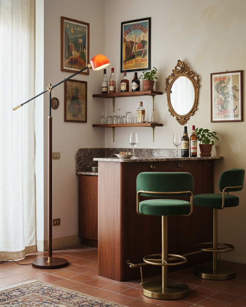 Heritage Swing vloerlamp HL2869