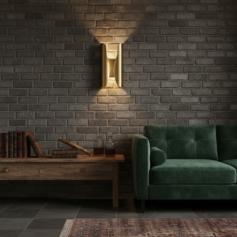 Auregon artistieke sculpturale wandlamp – abstracte, opgerolde metalen wandlamp voor hal of woonkamer HL2436