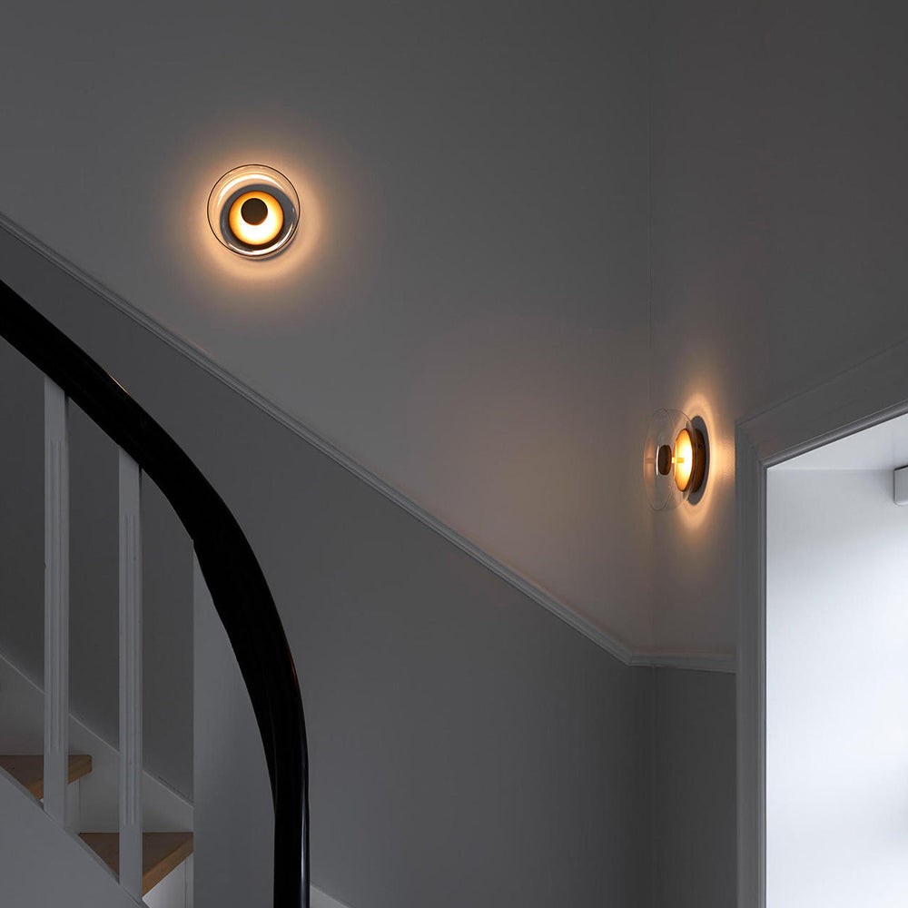 De Shimmering Glow Premium Minimalistische Messing Wandlamp HL3401