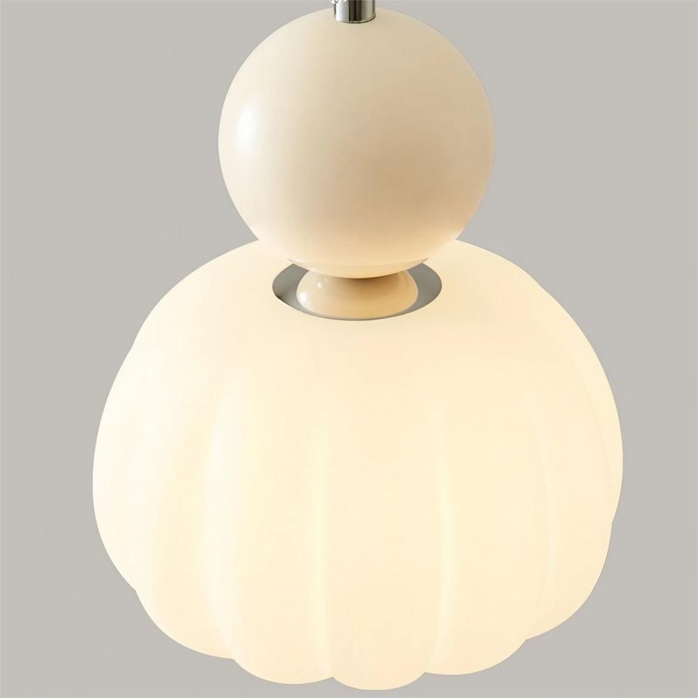 Crèmekleurige Bauhaus Art Deco hanglamp HL155