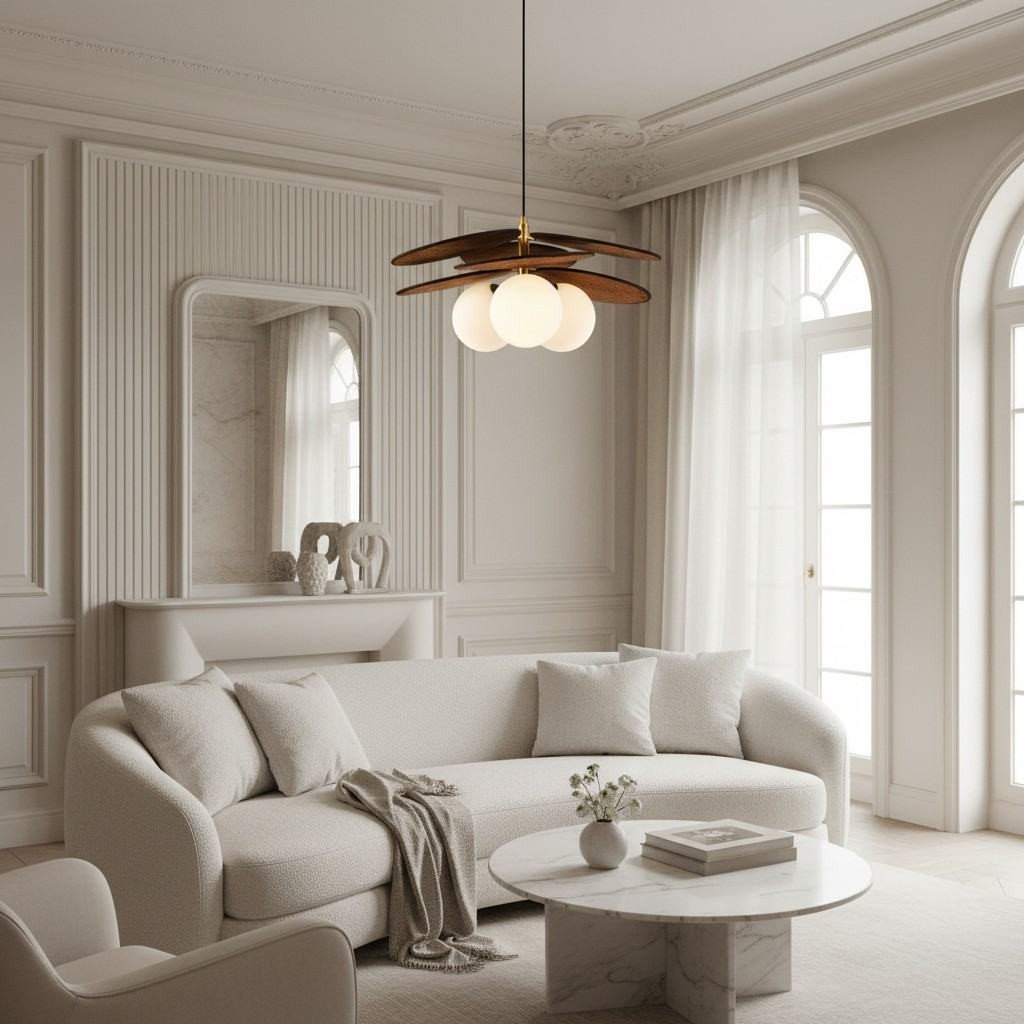 Orrise Artistic Layered Petal Pendant Light - Natuurlijk geïnspireerde lamp voor hal en slaapkamer HL2317