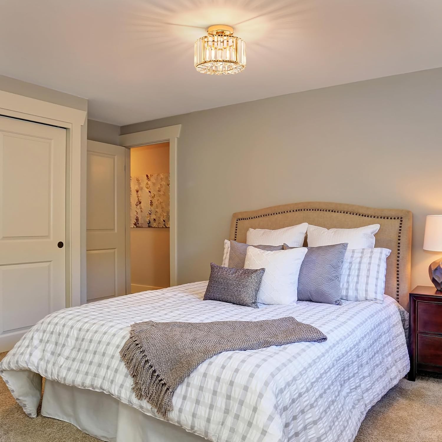 Elegante kristallen plafondlamp HL1257