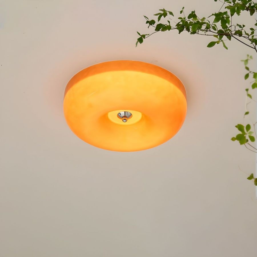 Art Deco Crème Pudding Plafondlamp HL203