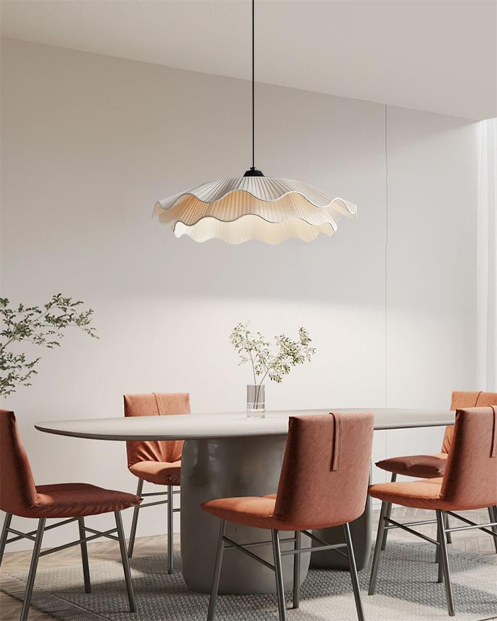 Franse stijl witte hanglamp HL917