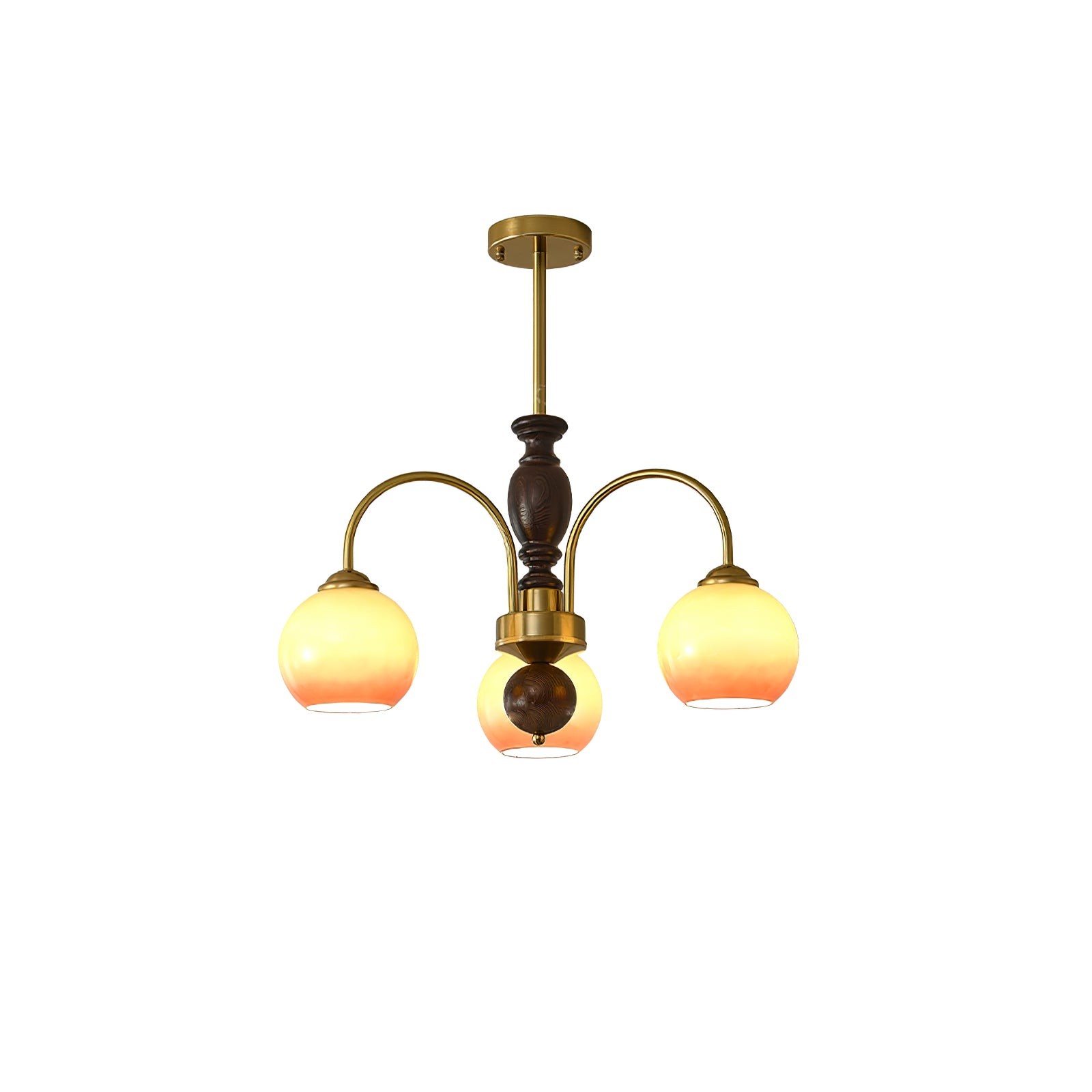 Retro Bauhaus Boogkroonluchter HL351