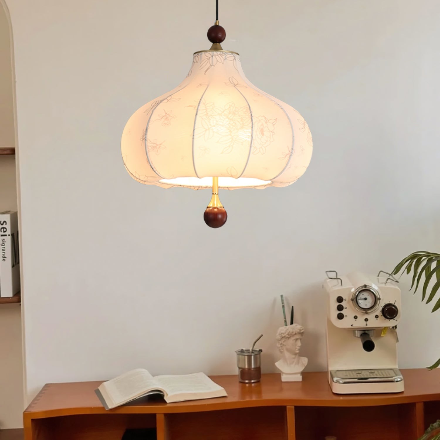 Franse Retro Stoffen Patroon Hanglamp HL496