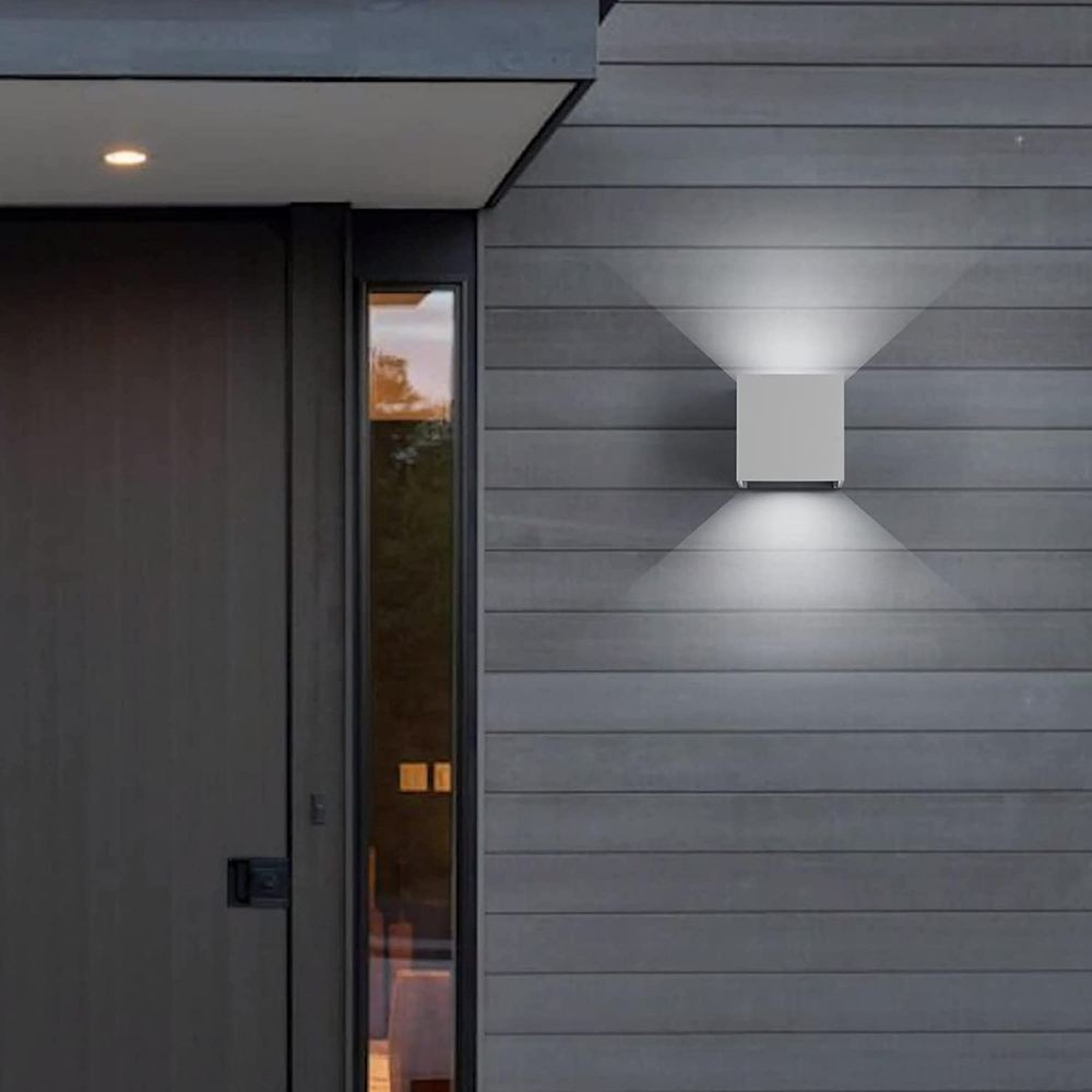 Moderne Cube LED Wandlamp Aluminium Voor Slaapkamer Huis Garage