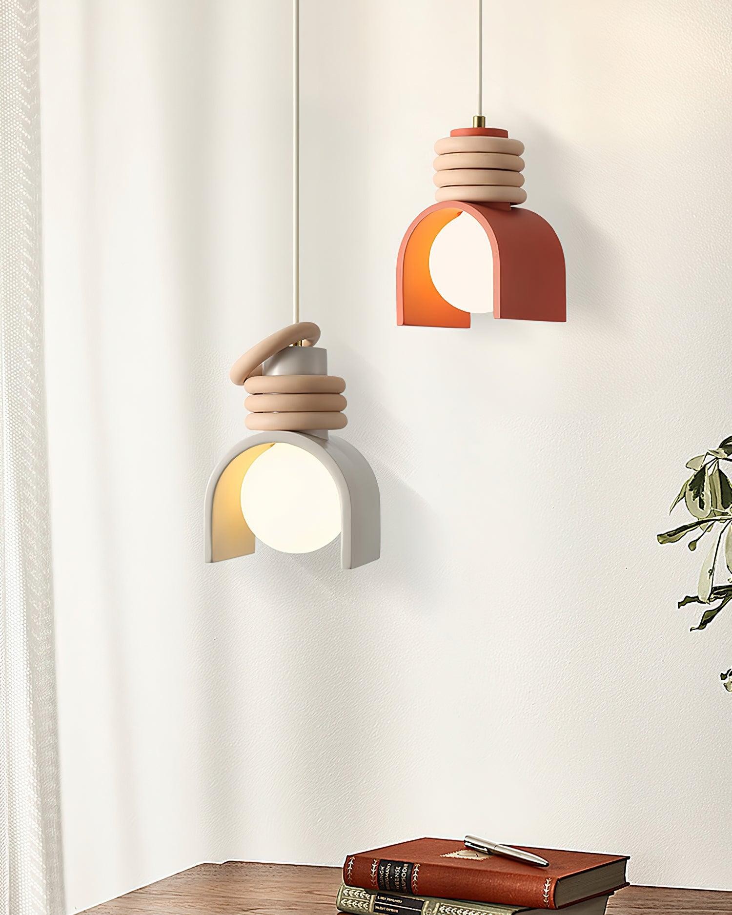 Moderne creatieve hars hanglamp HL898
