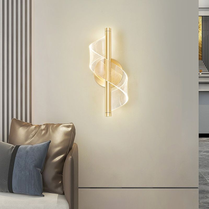 Gedraaide Acryl Stream Design wandlamp HL118