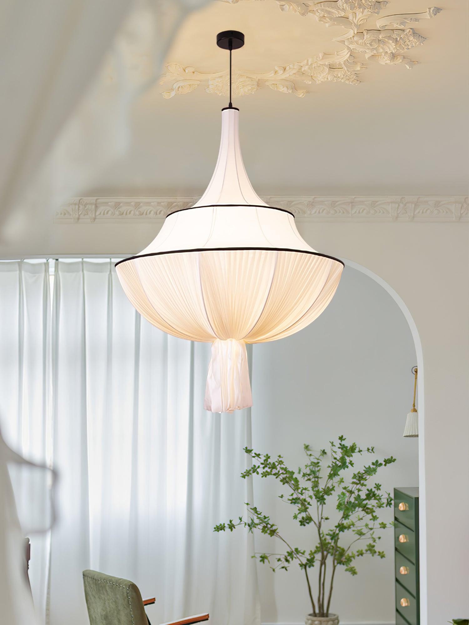 Stoffen kunst decoratieve hanglamp HL716