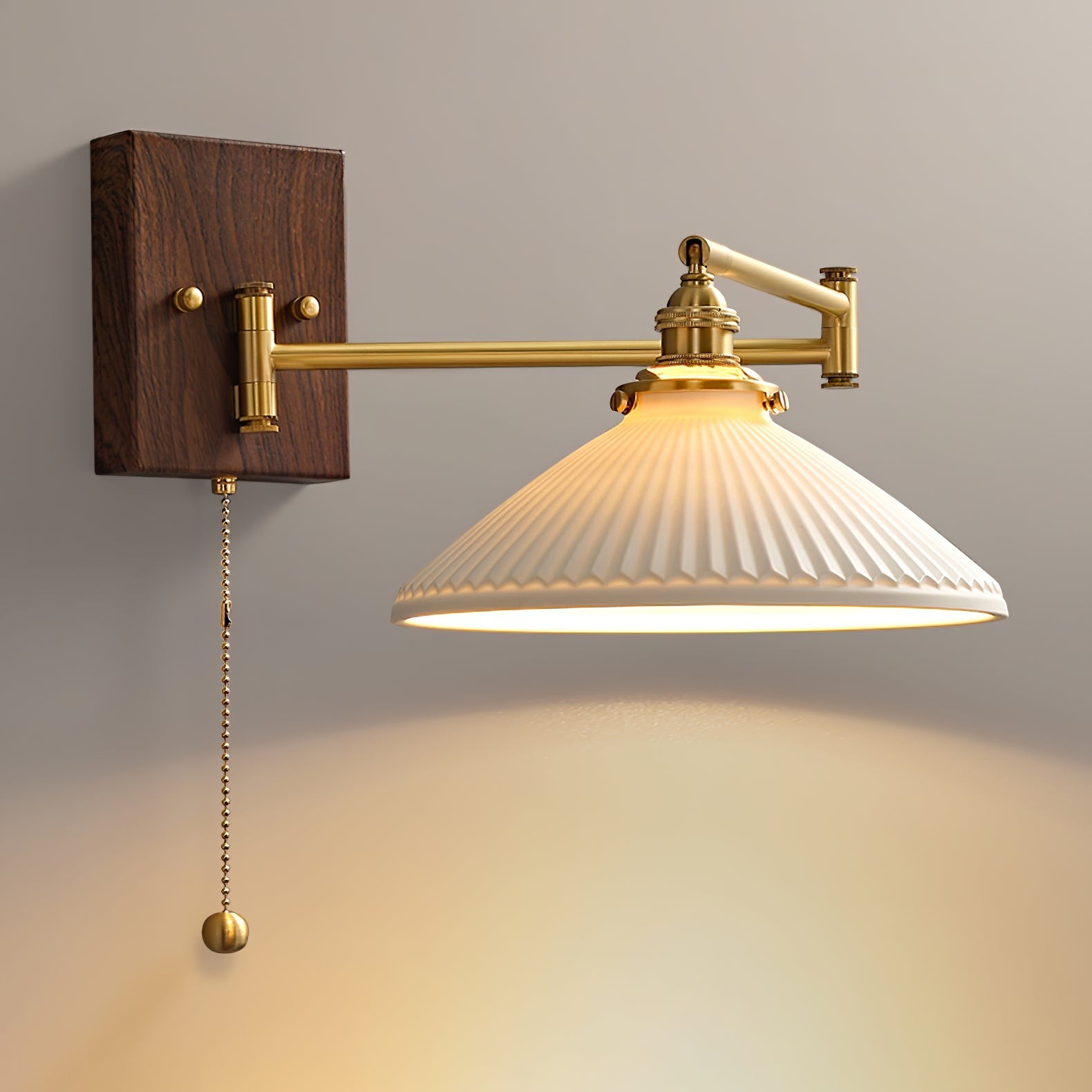 Keramische geometrie wandlamp HL499