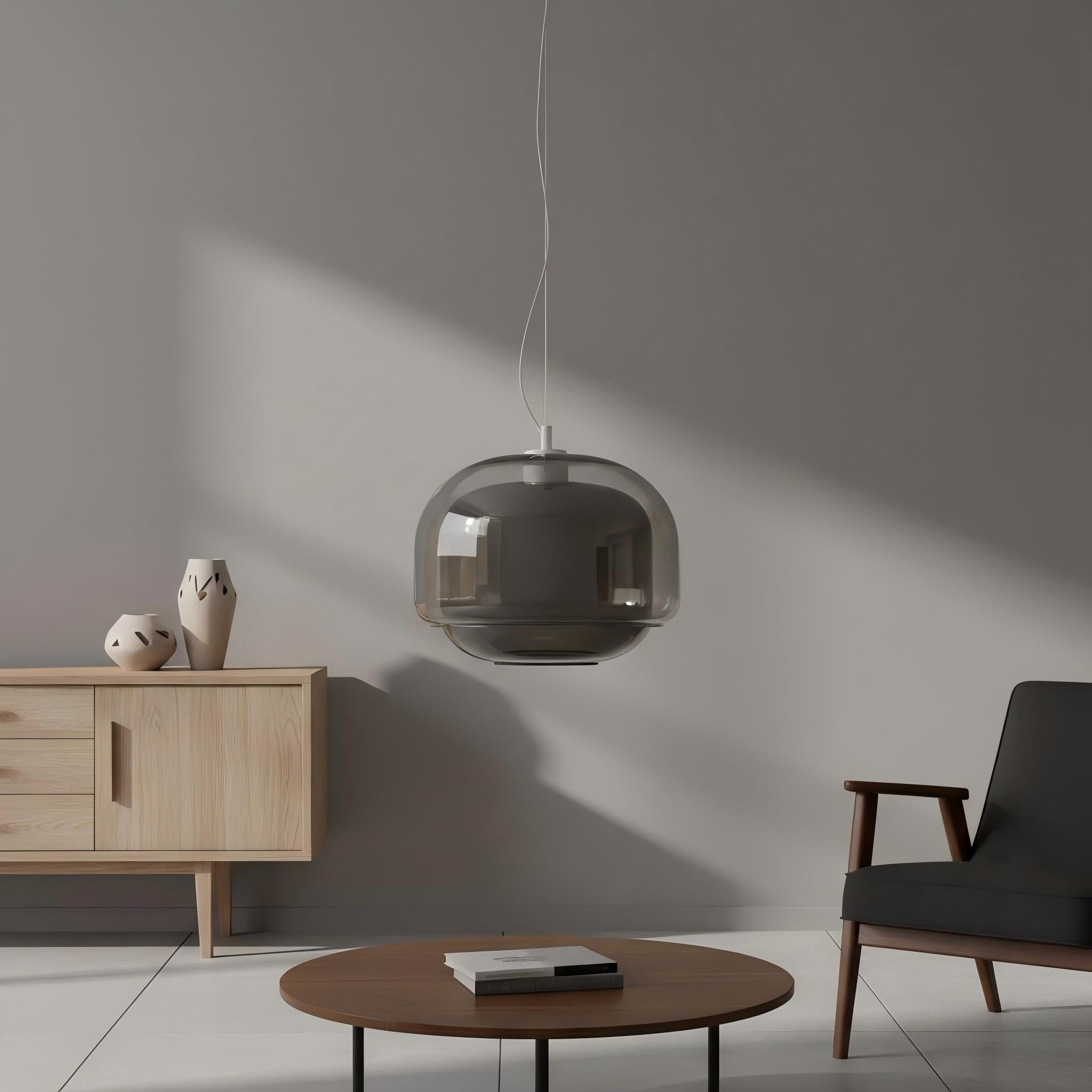 Clinco Dubbele Bolvormige Glazen Hanglamp - Moderne Kleurrijke Hanglamp voor de Slaapkamer HL1094