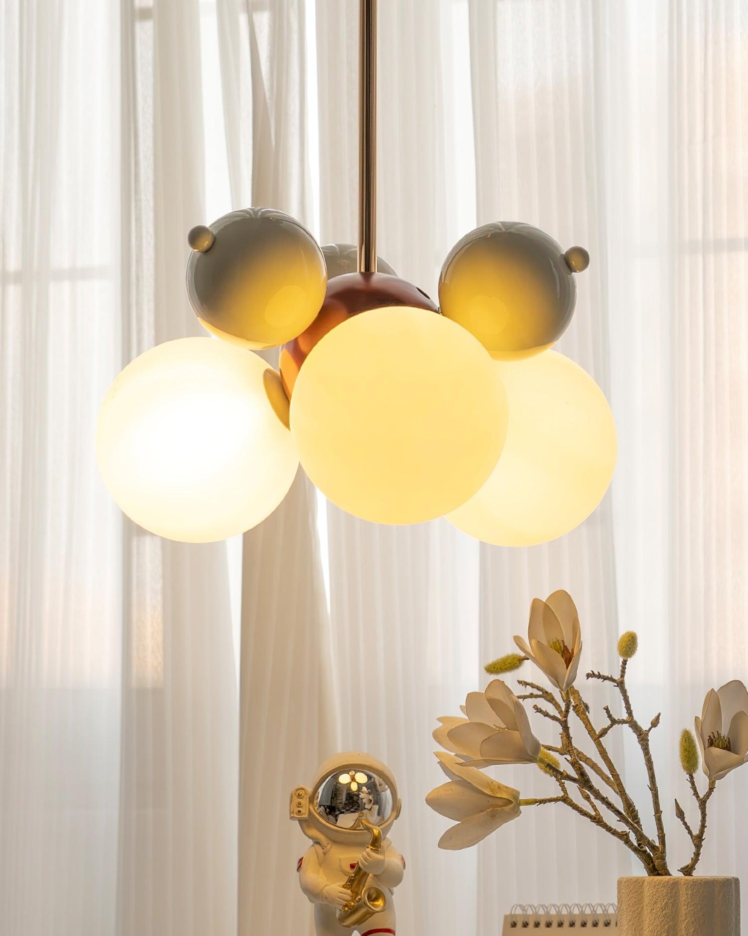 Moderne hanglamp in de vorm van een bubbellamp HL675