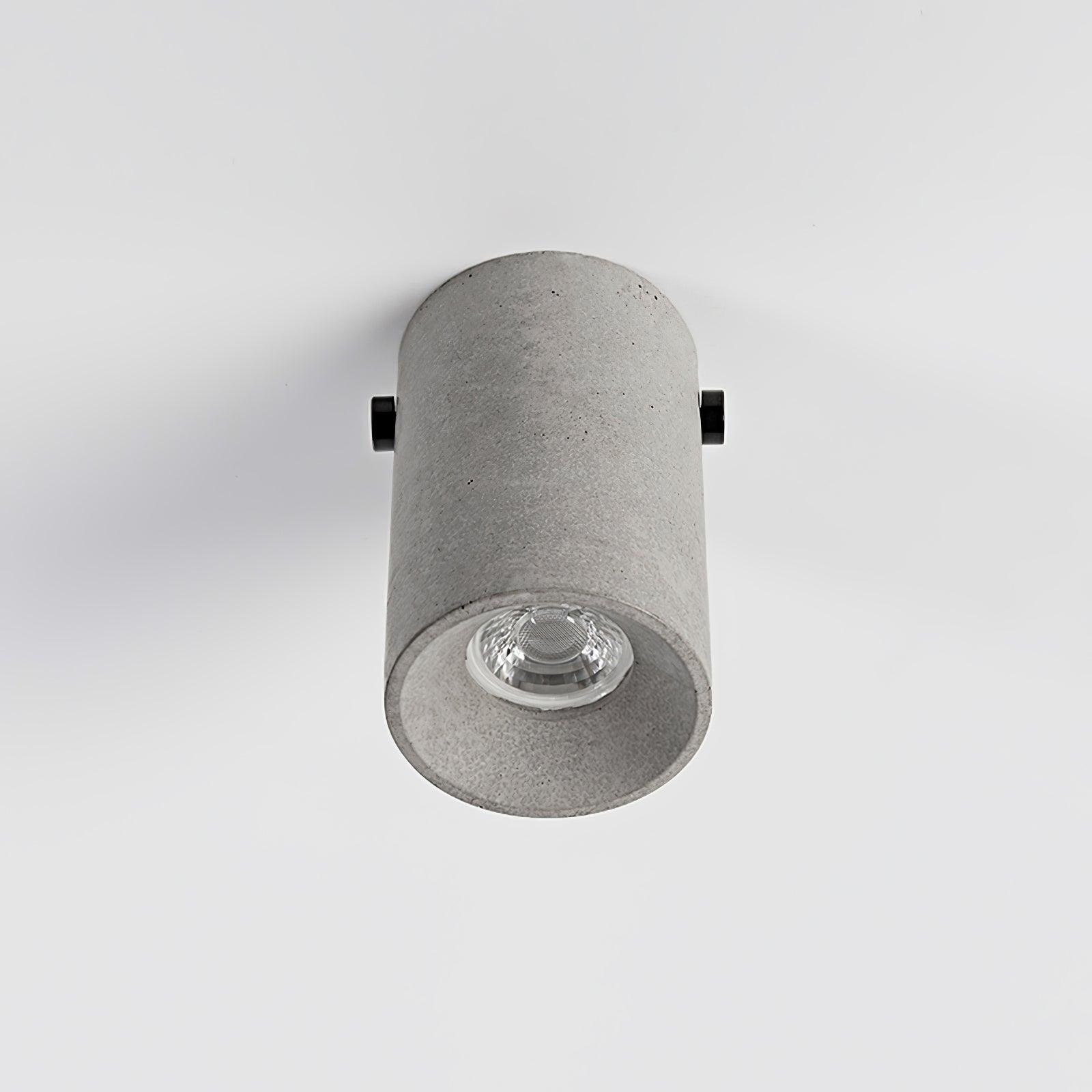 Minimalistische betonnen plafondlamp HL483