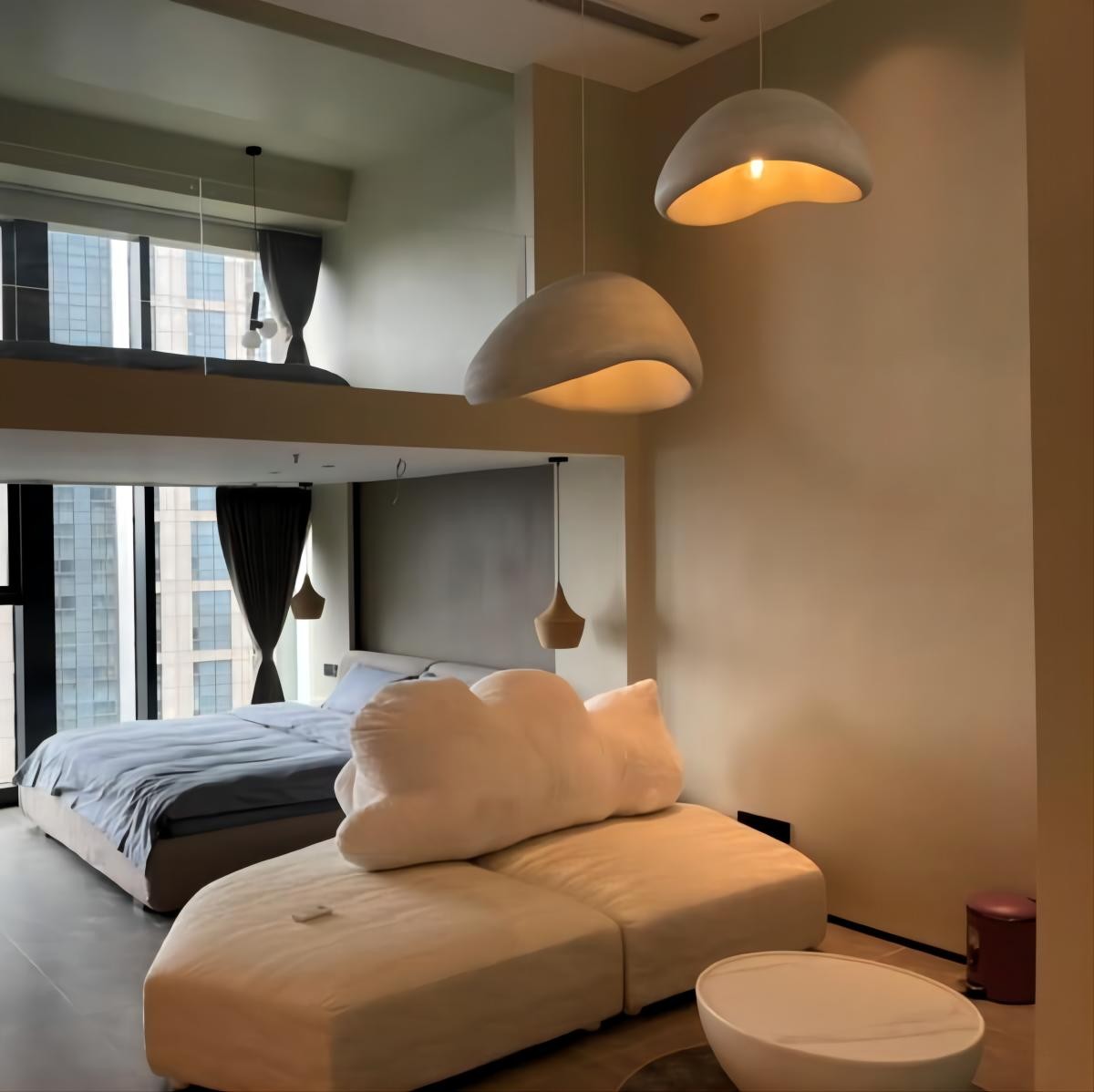 Wabi-sabi stijl Khmara Koepel Hanglamp