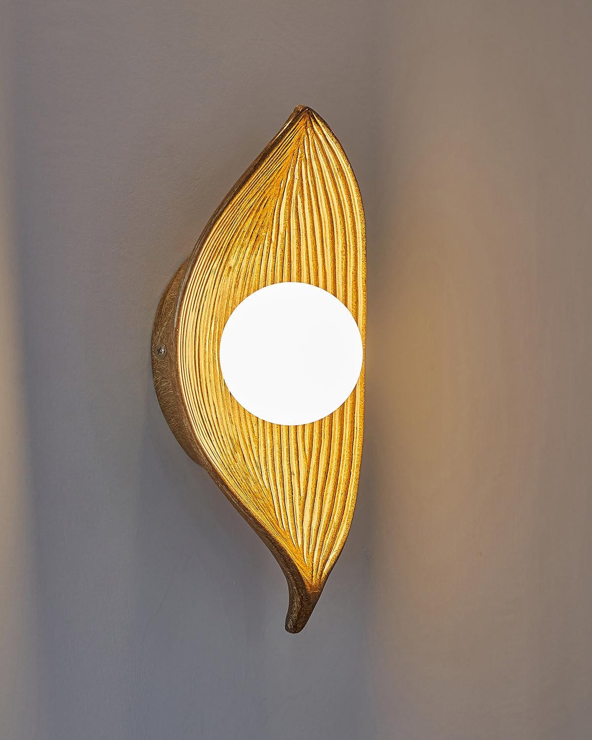 Hedendaagse Nordic Leaf Resin Wandlamp HL574
