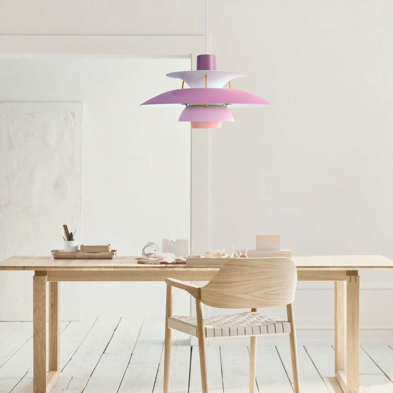 Deense Multilayer Metalen Hanglamp HL38