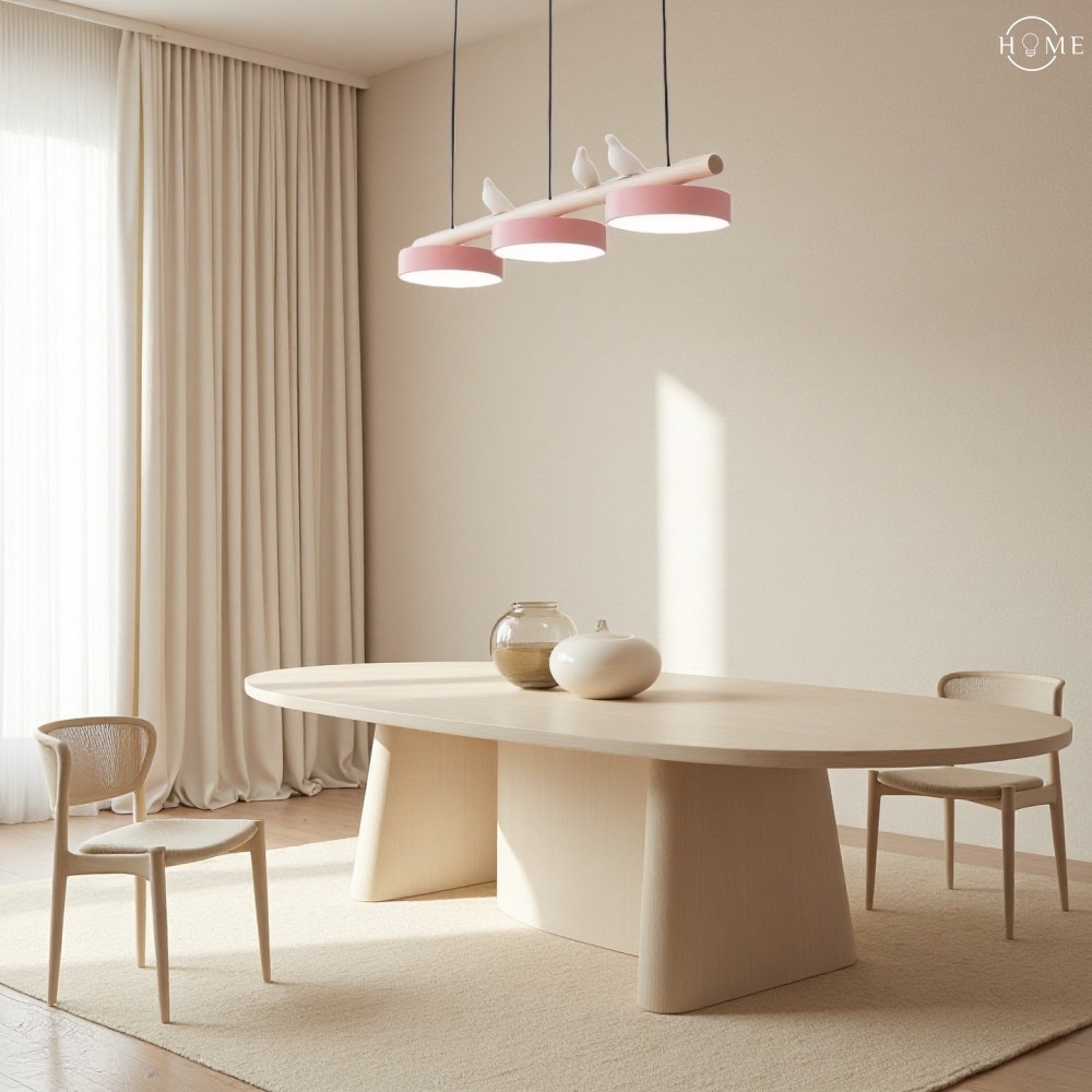 Creatieve hanglamp in de vorm van een takvogel HL943