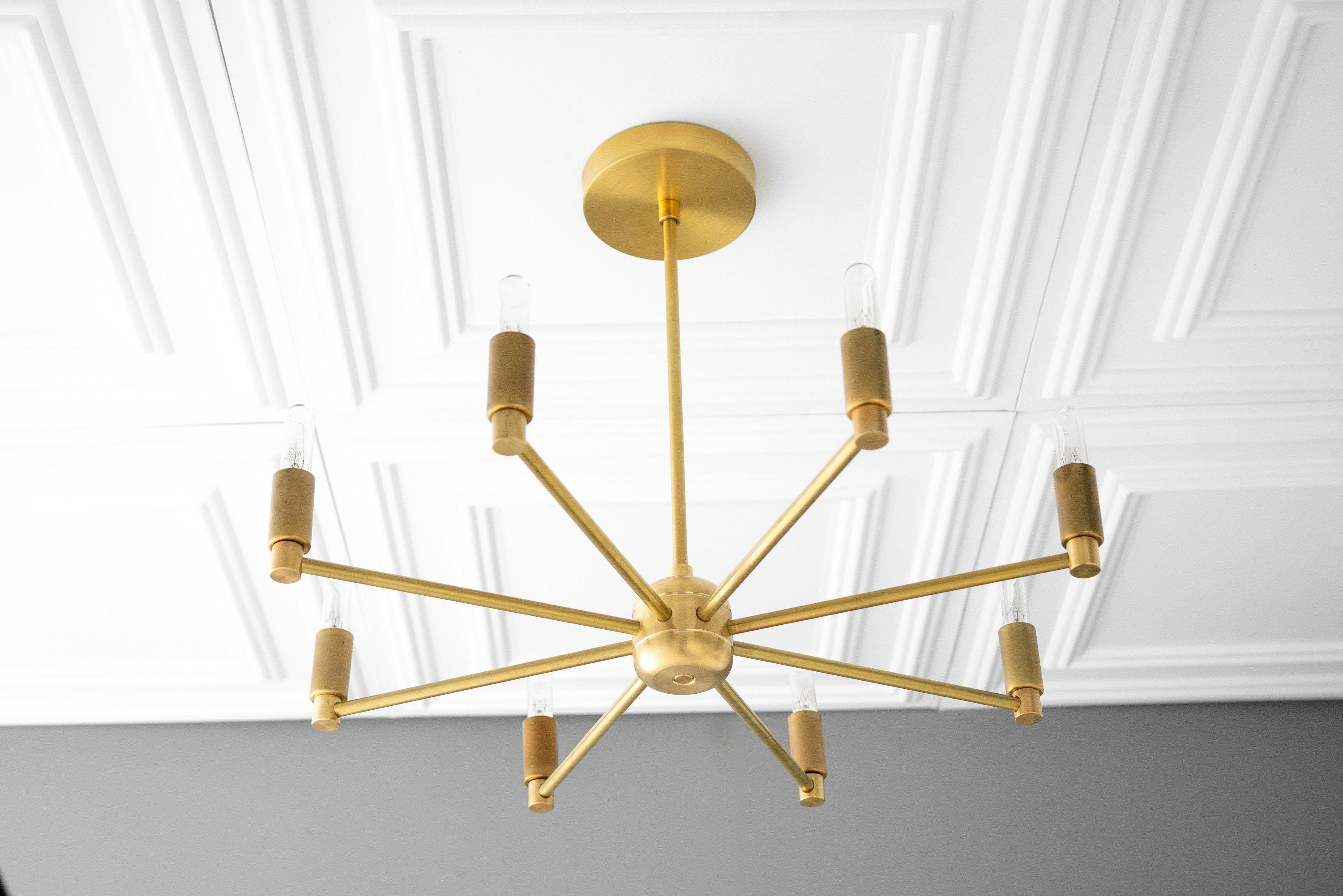 Mobilux Line moderne kroonluchter - 8-armige Mid Century hanglamp HL1700