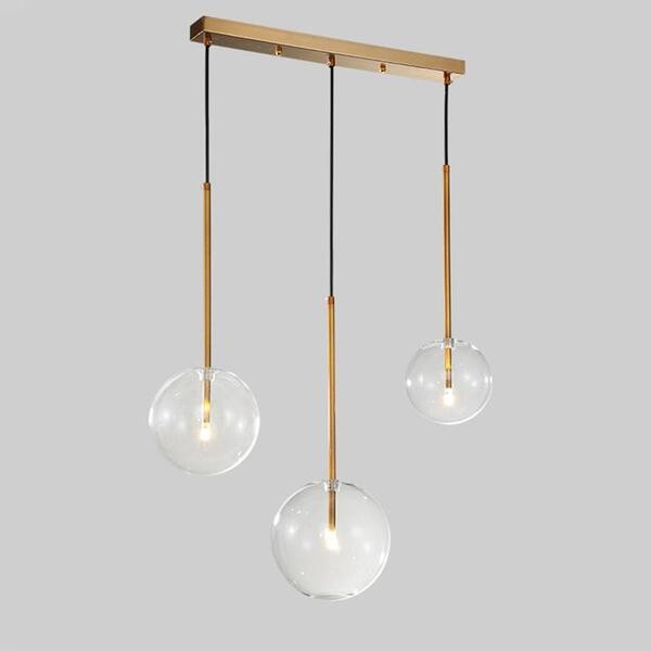 Glazen bollen hanglamp