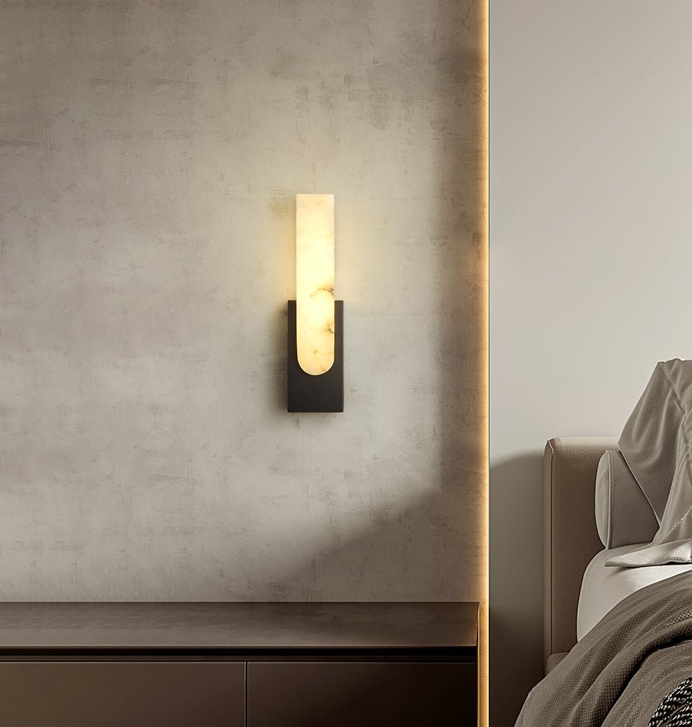 Agatha alabaster wandlamp HL2948