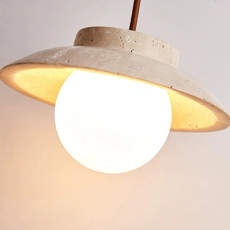 Travertin LED-hanglamp HL3489