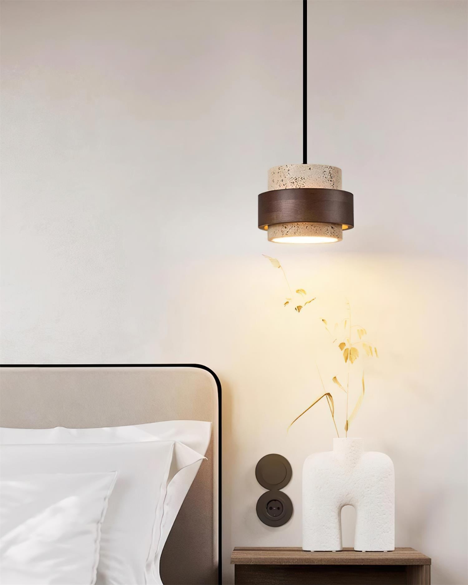 Cole Travertin Plug In Hanglamp HL2609