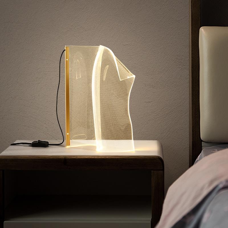 GWEILO Creatieve Onregelmatige Transparante Tafellamp