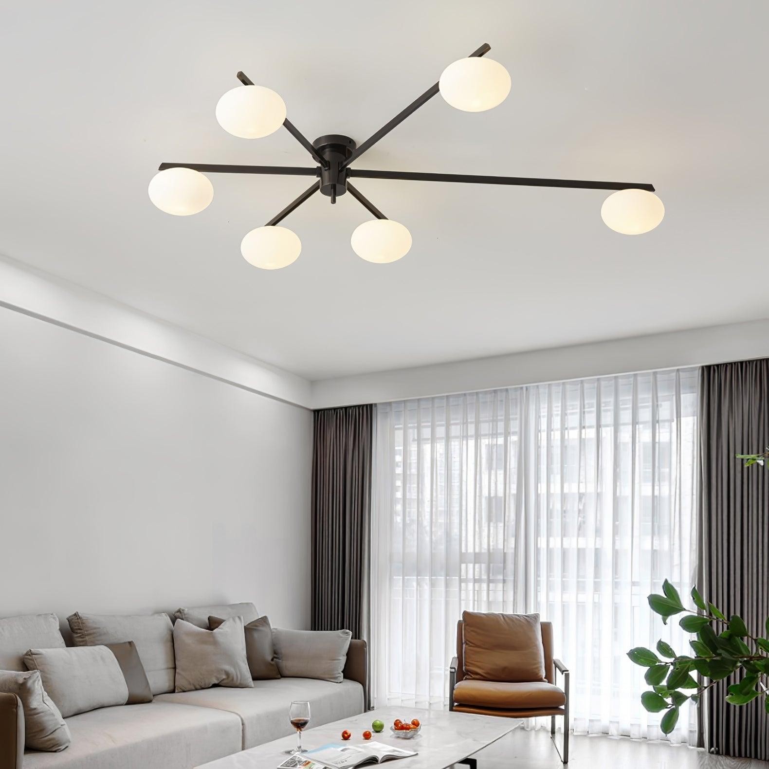 Lambda Minimalistische Nordic Glazen Plafondlamp HL1216
