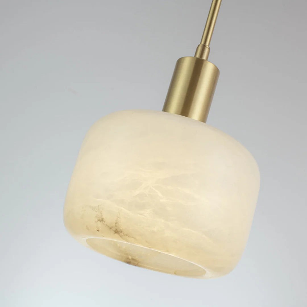 Velia Acorn Alabaster Minimalistische Hanglamp HL3497