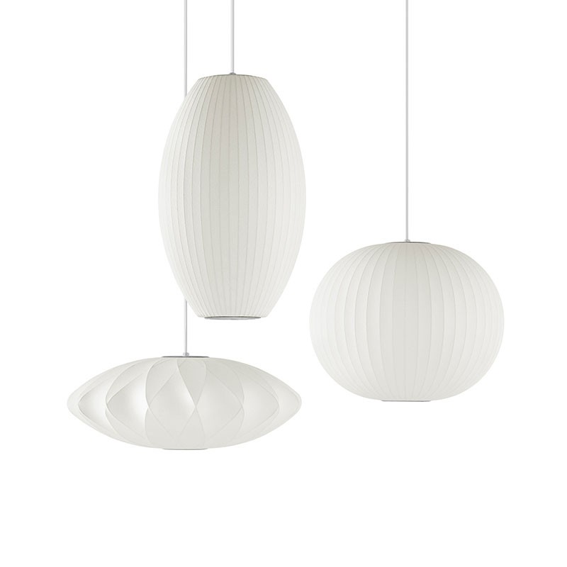 Saucer Zijde Bubble Hanglamp Woonkamer