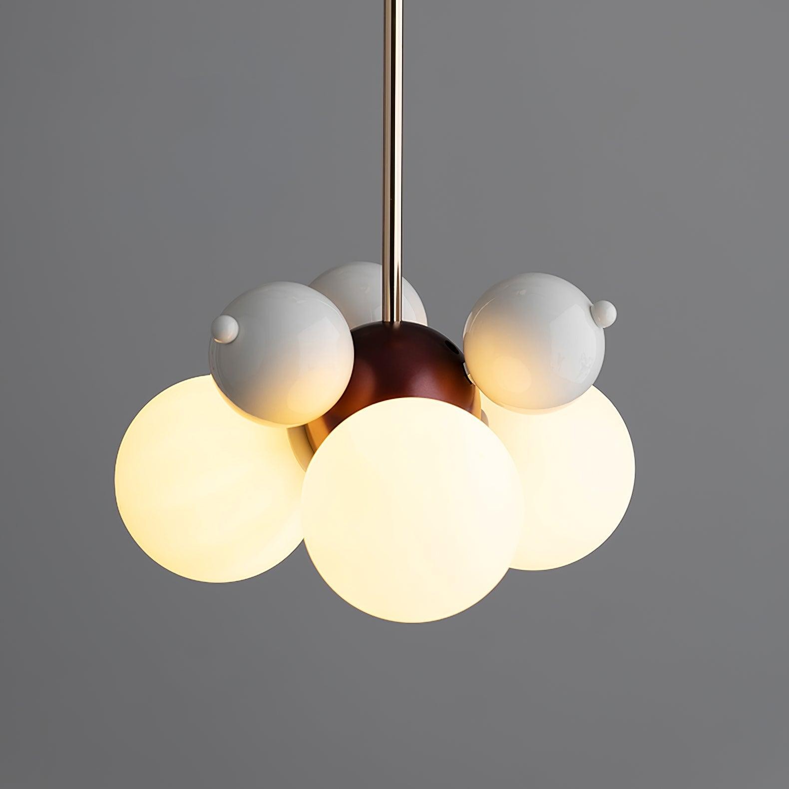Moderne hanglamp in de vorm van een bubbellamp HL675
