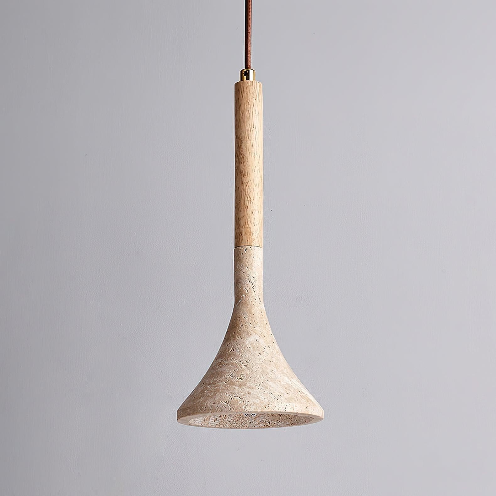 Alphomo Japandi travertijn hanglamp HL3443