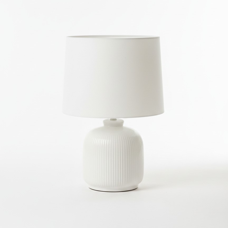 Tafellamp met groenblijvende bloemenprint HL2880