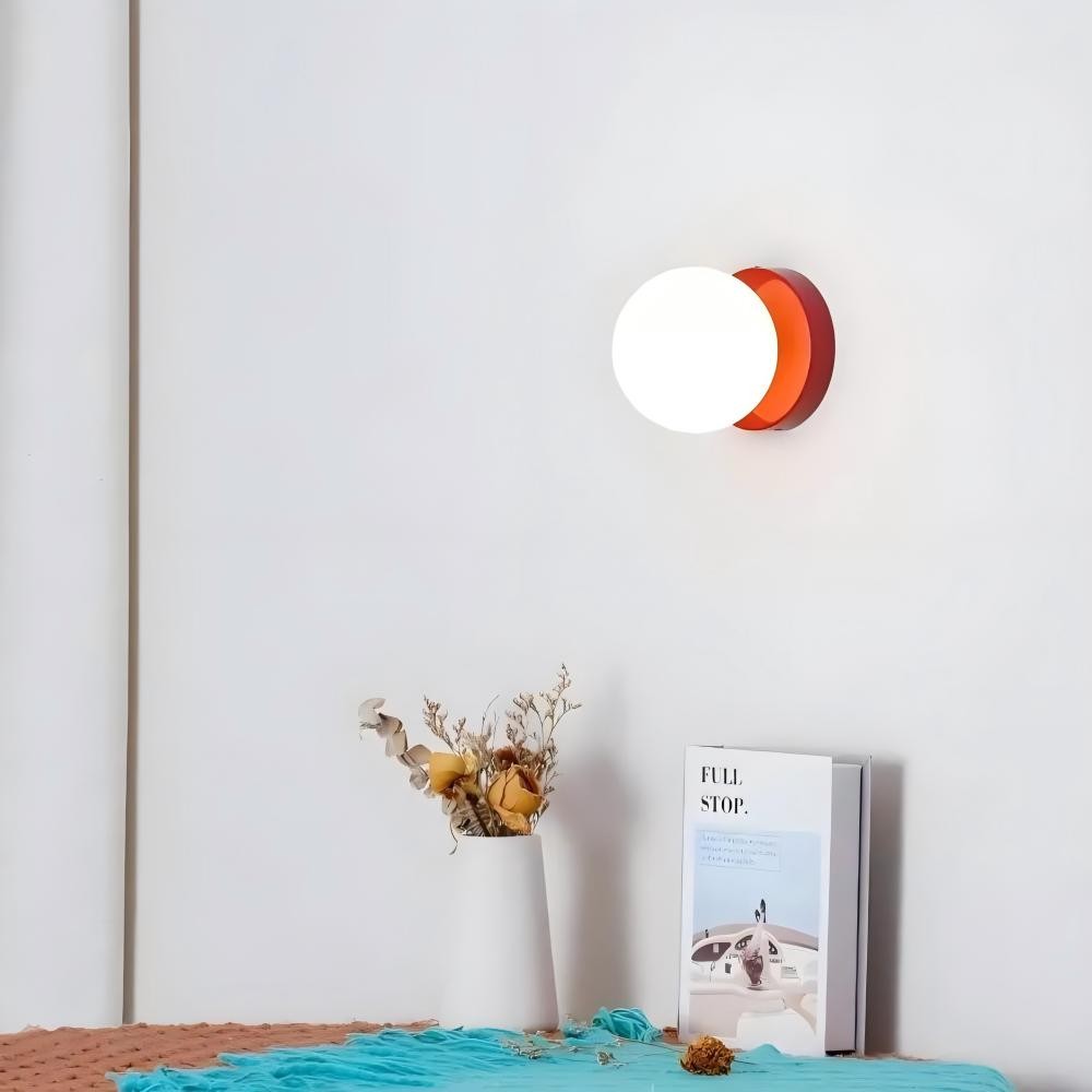 Nordic Globe Opbouw Glazen Wandlamp HL320
