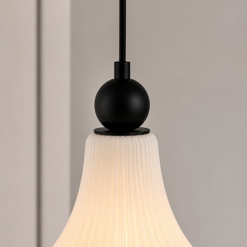 Cazelle Franse Vintage Bloemen Hanglamp - Retro Bloemen Hanglamp voor Slaapkamer en Hal HL3590