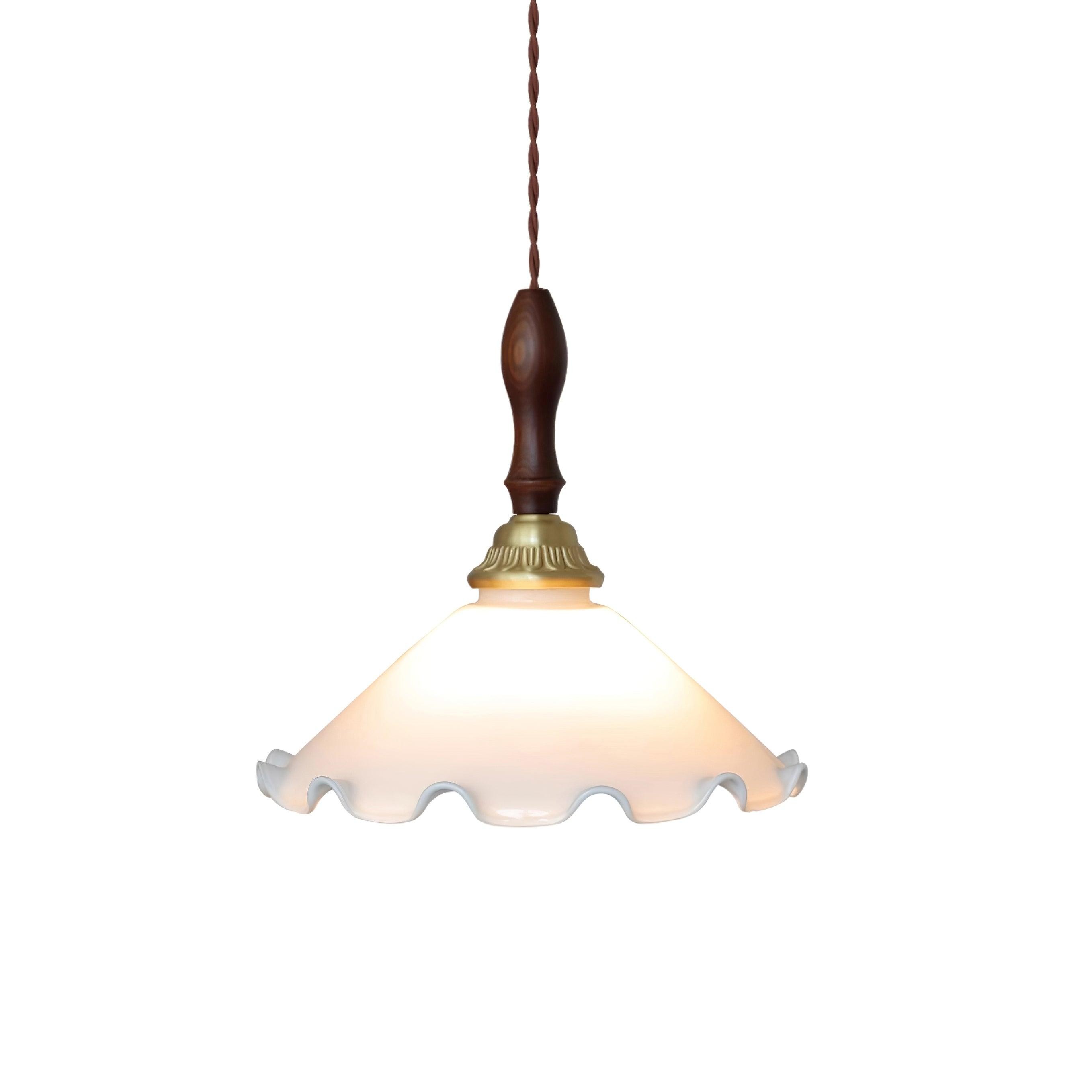 Melkachtige bloemen hanglamp HL708
