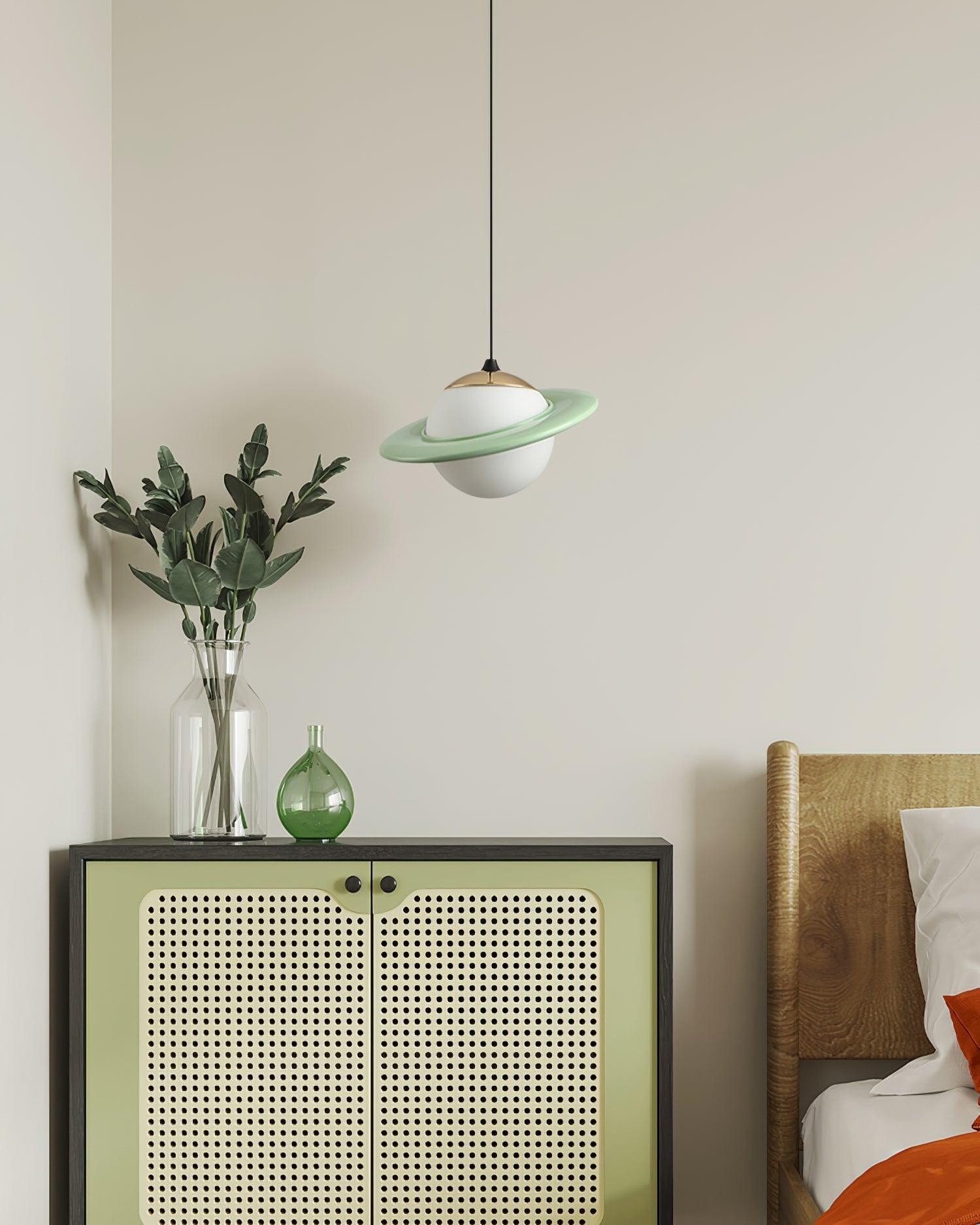 Romantische Saturnus Planeet Hanglamp voor Slaapkamer HL749