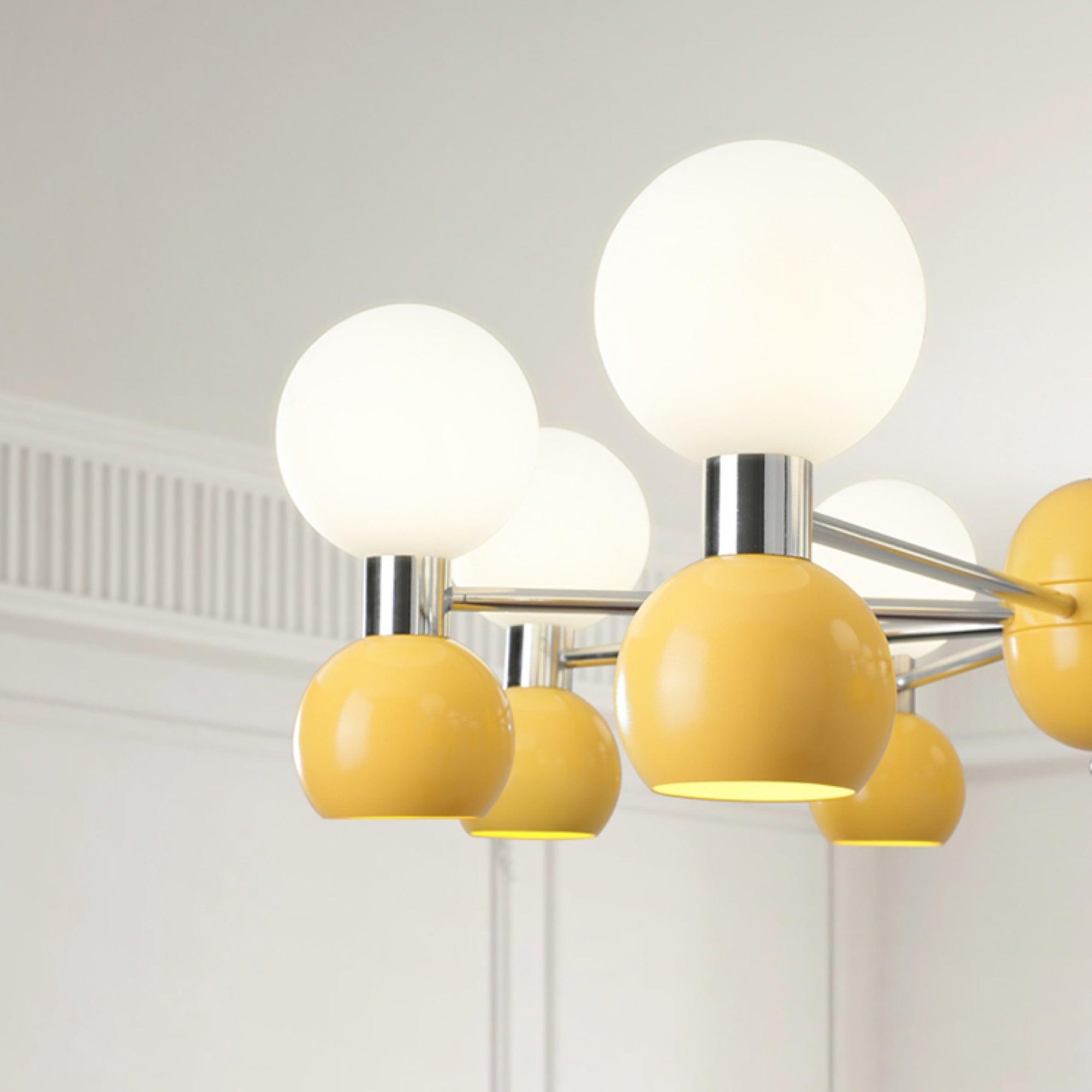 Moderne minimalistische metalen kroonluchter met meerdere koppen HL855