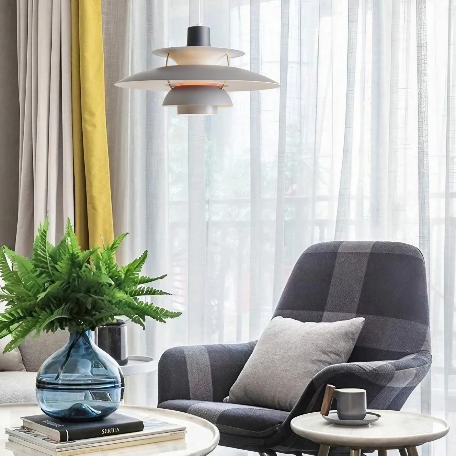 Deense Multilayer Metalen Hanglamp HL38
