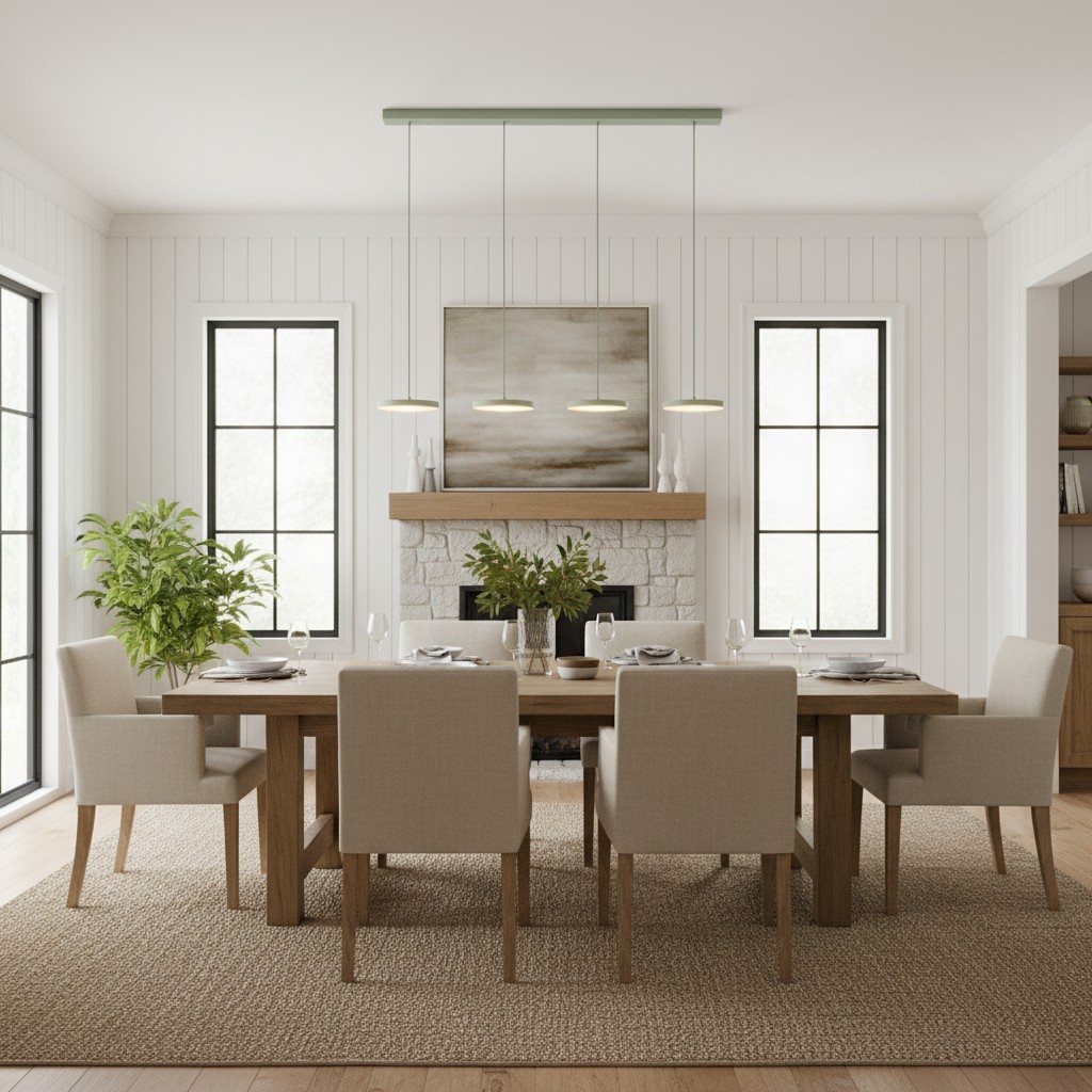 Feranox hanglamp met schijfvormig design - moderne stijl voor de eetkamer HL2405