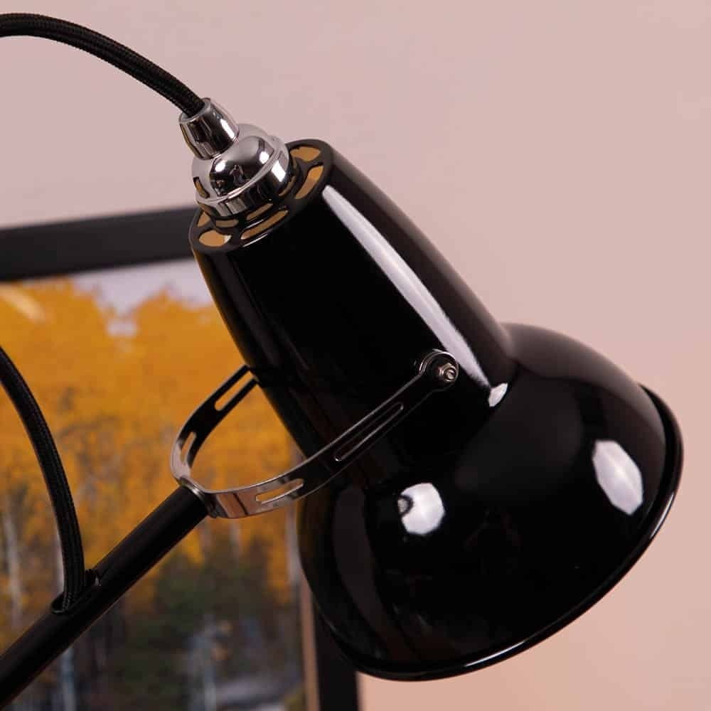 Modryx metalen mini-tafellamp - Klassieke tafellamp met geometrische voet voor de woonkamer HL2354