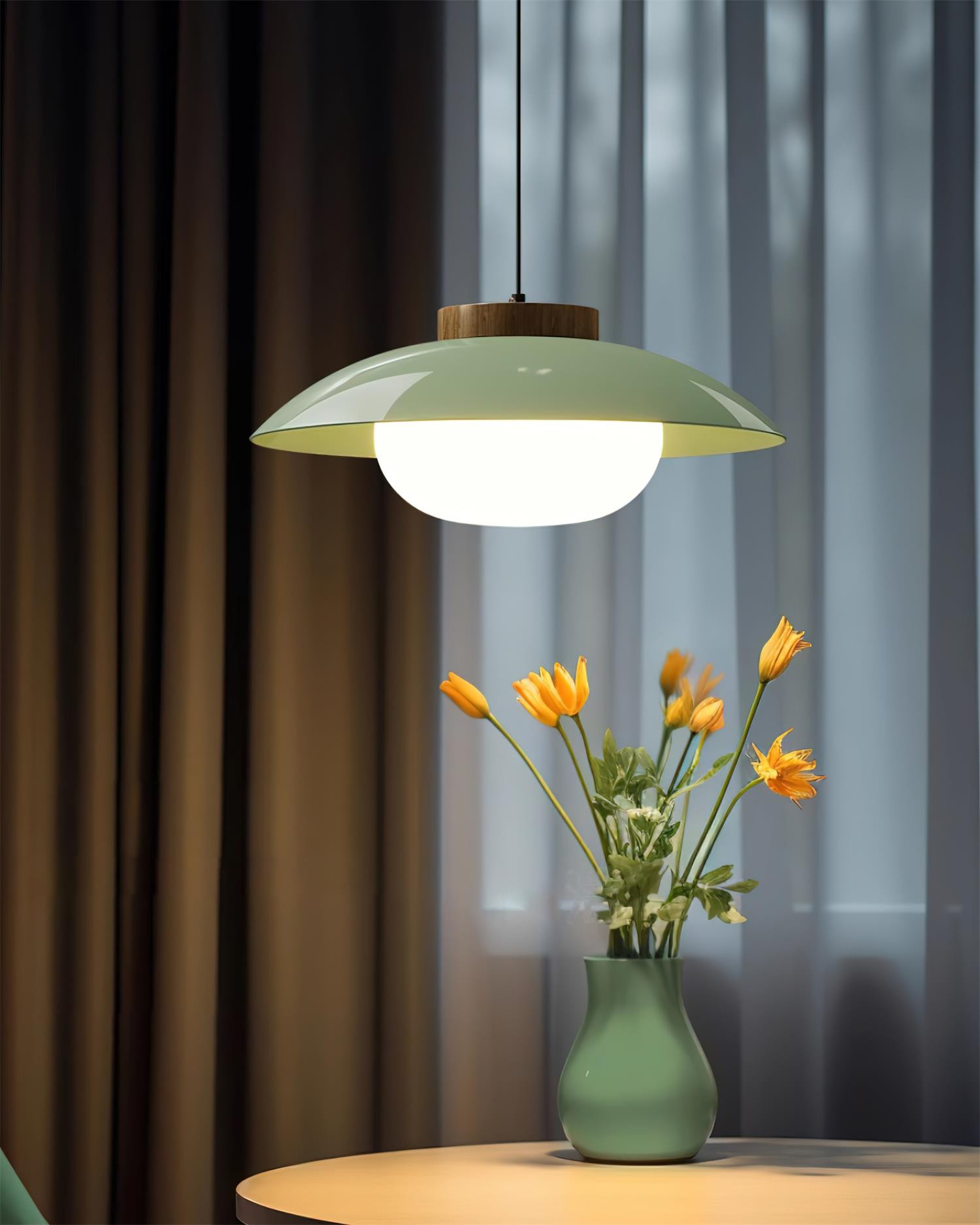 Moderne eetkamer glazen hanglamp HL739