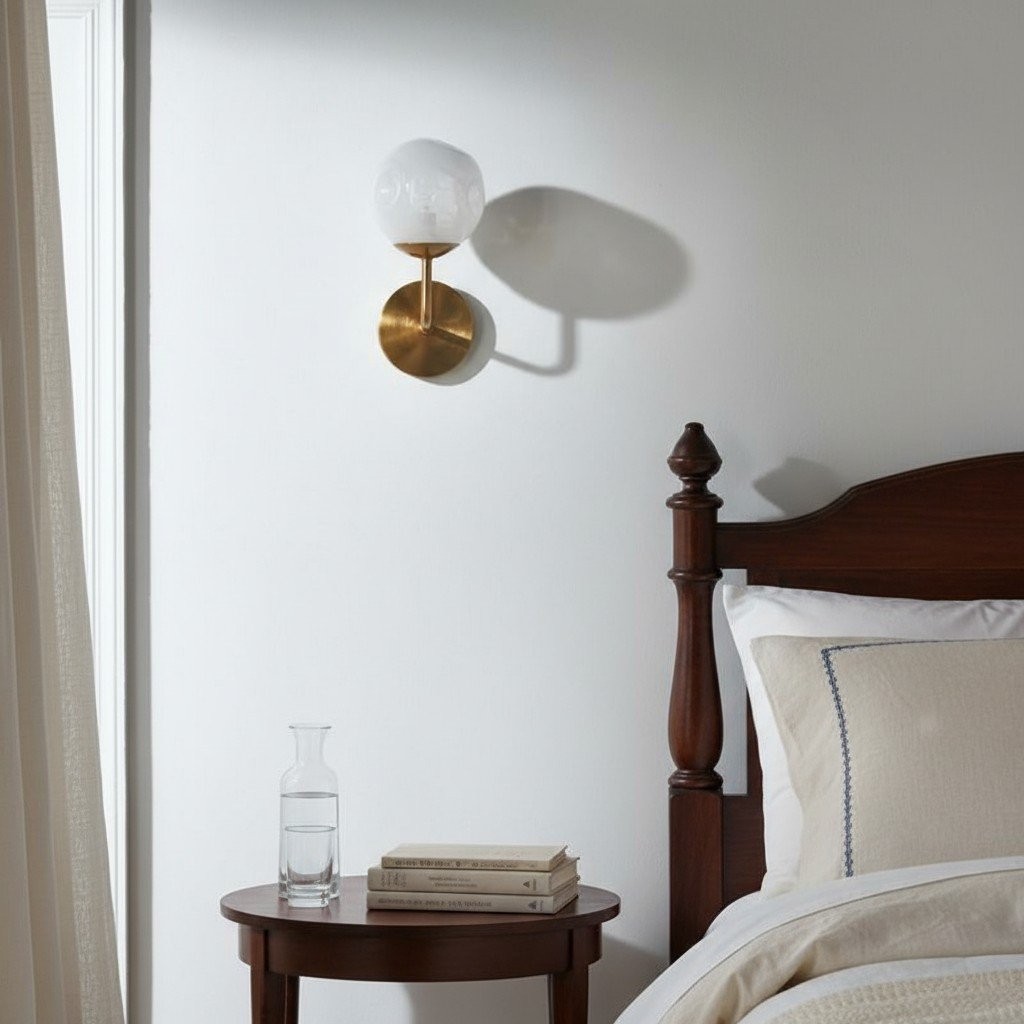 Modo Wandlamp van gebeeldhouwd glas - Moderne lamp met diffuus licht voor entrees HL1906