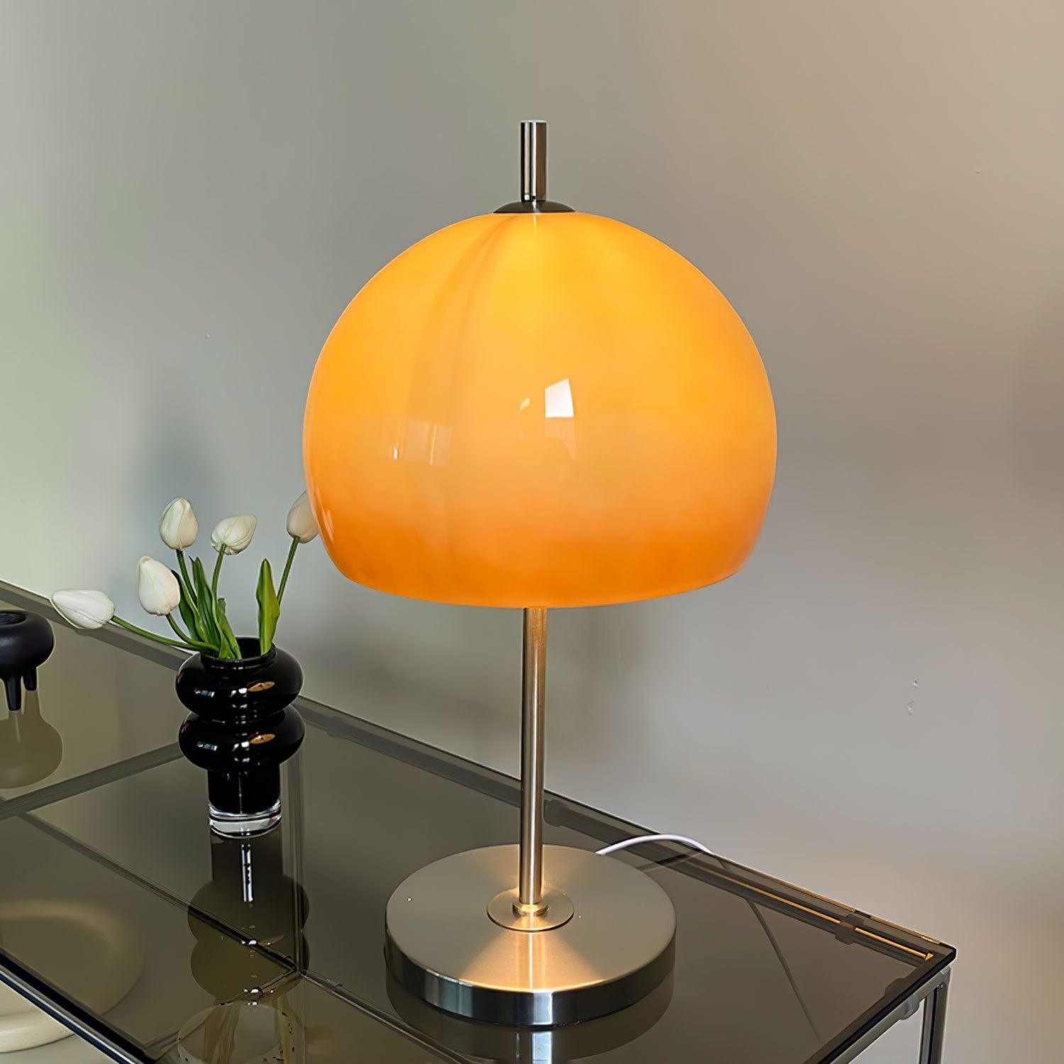 Moderne creatieve vintage paddestoel Bauhaus glazen tafellamp HL848