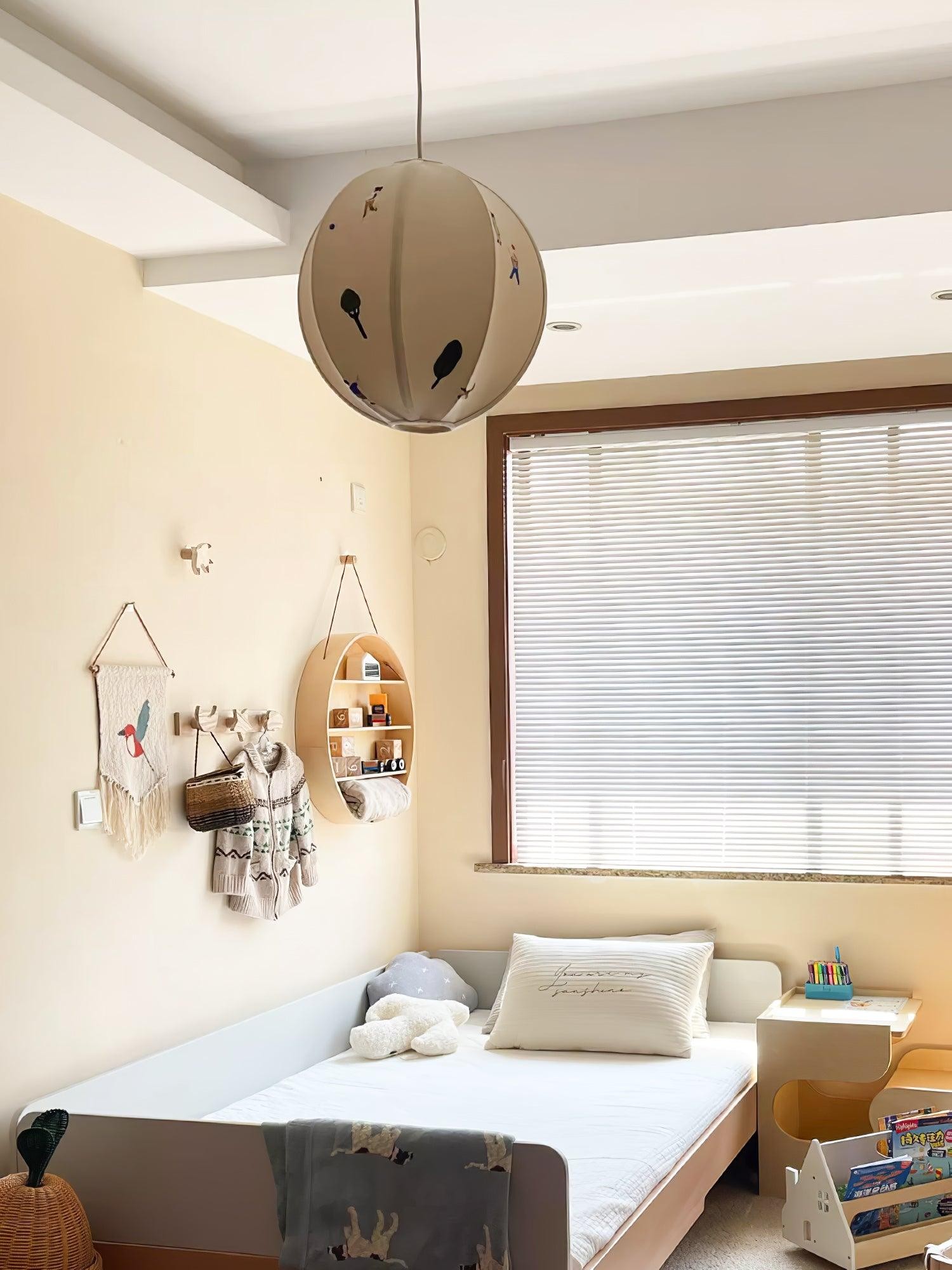 Park geborduurde textiel hanglamp HL634