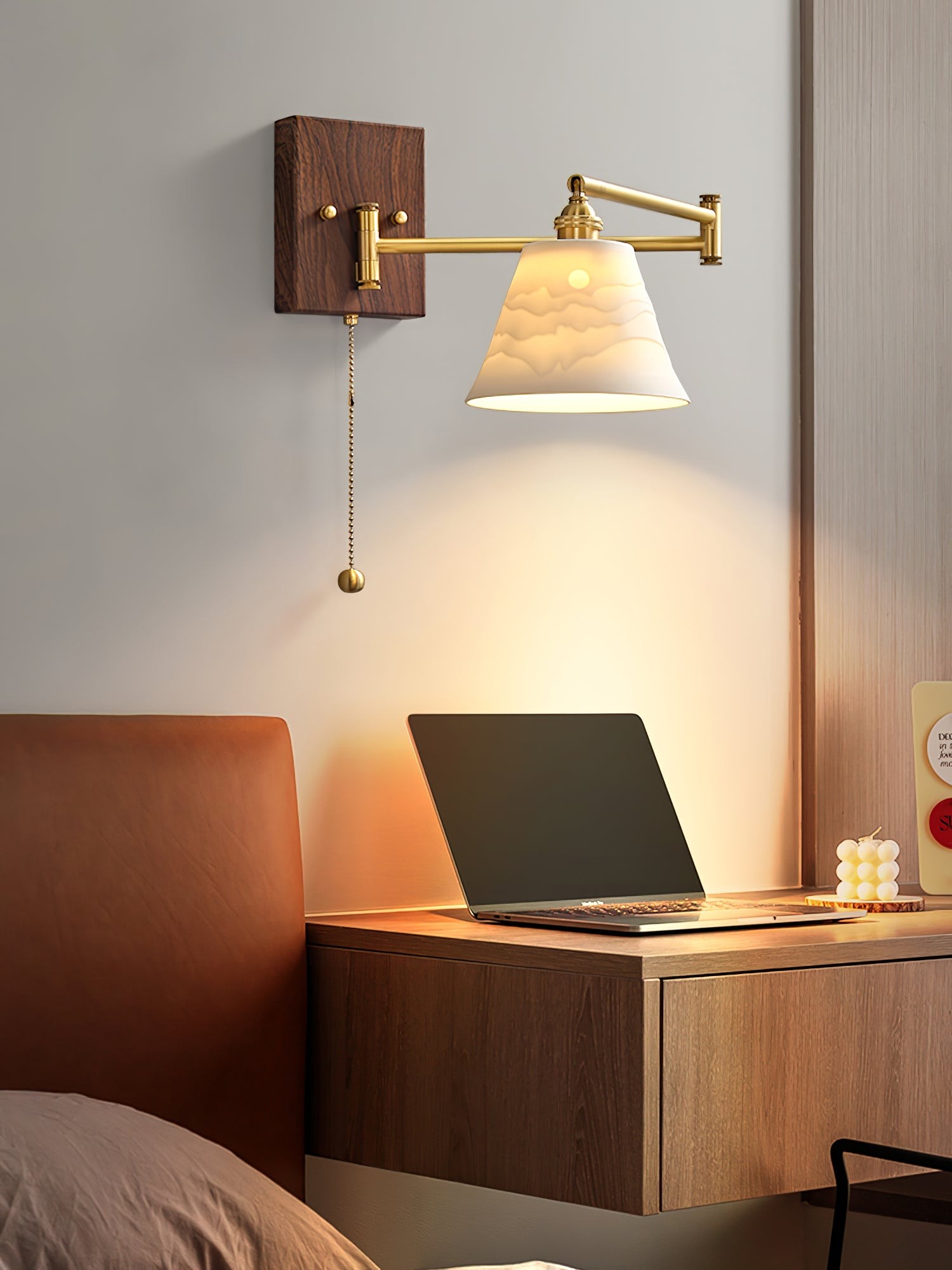 Keramische geometrie wandlamp HL499