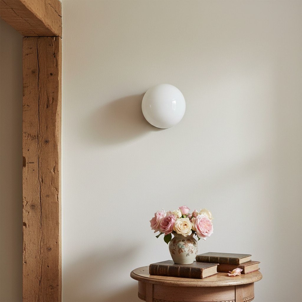 Glorica glazen bol wandlamp - veelkleurige moderne minimalistische lamp HL1721