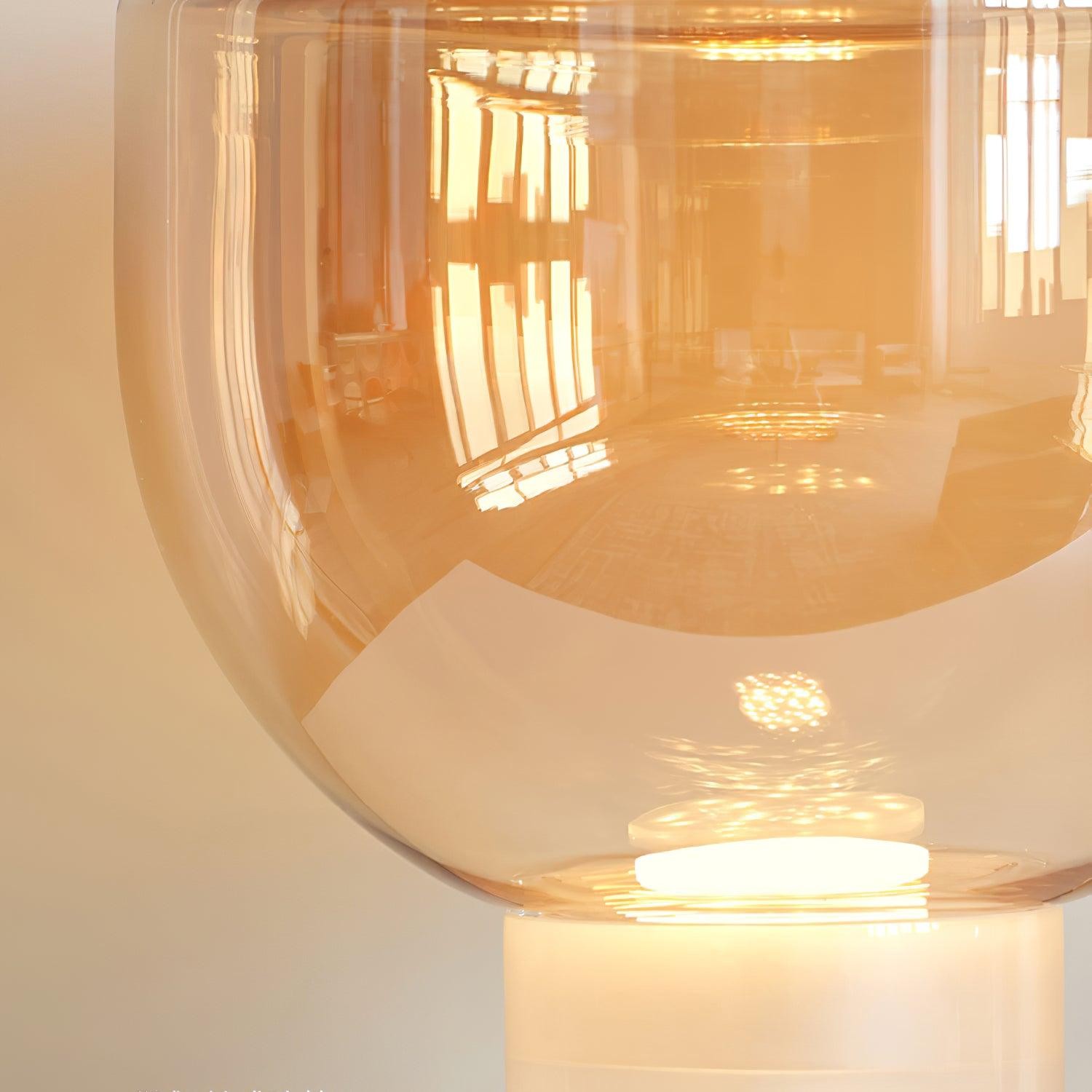 Nordic Eenvoudige Moderne Luxe Glazen Tafellamp Voor Studeerkamer HL342