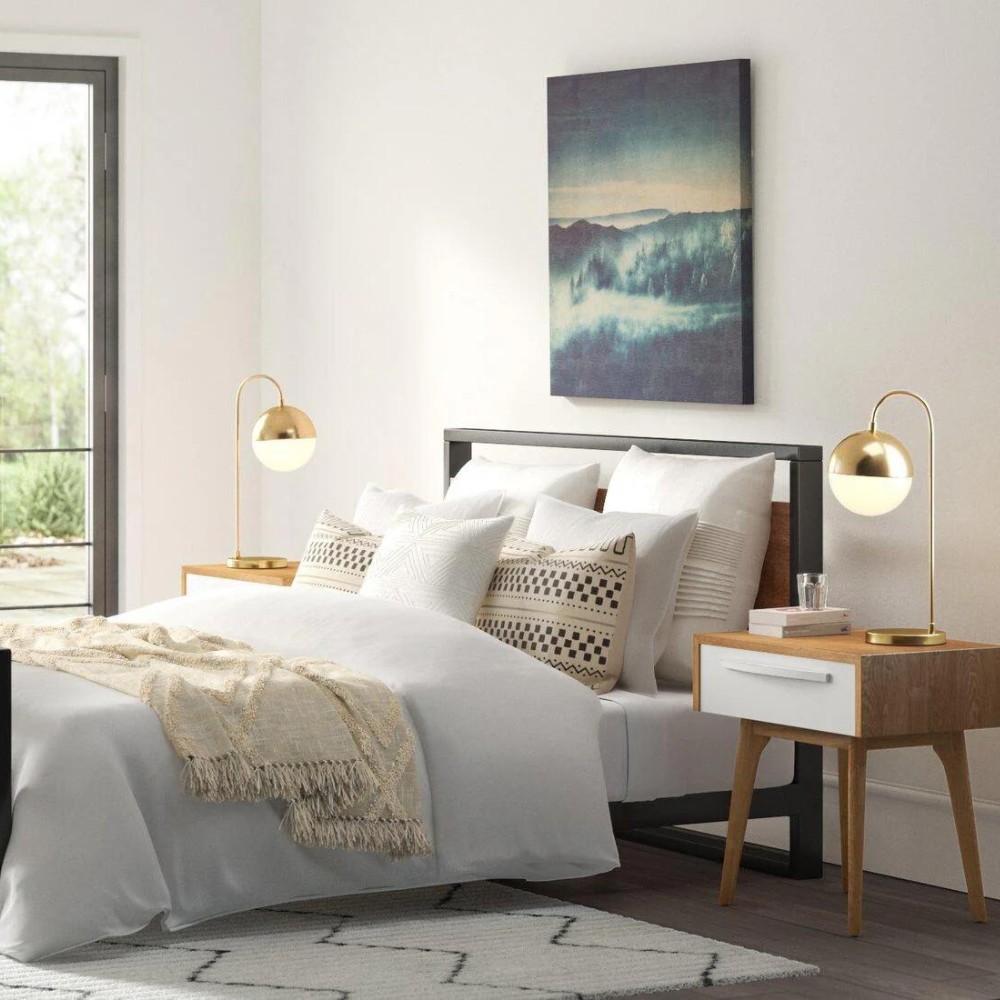 Gouden Blad Elegantie Tafellamp HL3396